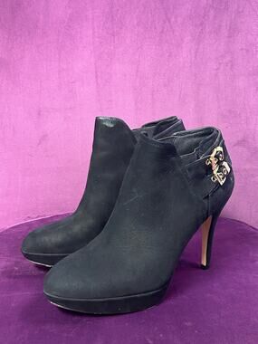 Vince Camuto Black Booties Heels
